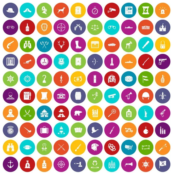 100 silah simgeleri renk ayarla