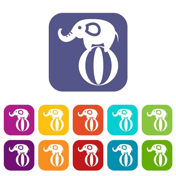 Bir top simgeler sette Dengeleme fil