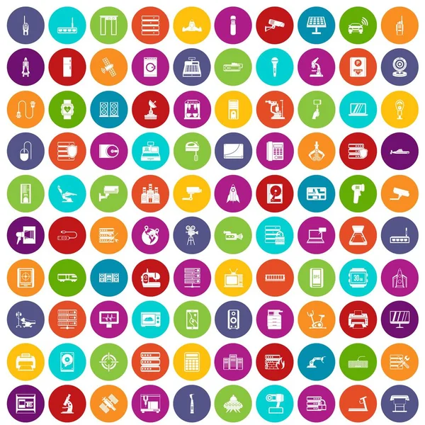 100 donanım simgeleri renk ayarla