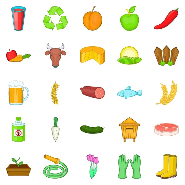 Mezbaha Icons set, karikatür tarzı