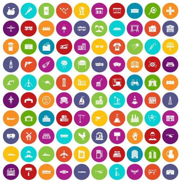 100 sanayi simgeleri renk ayarla