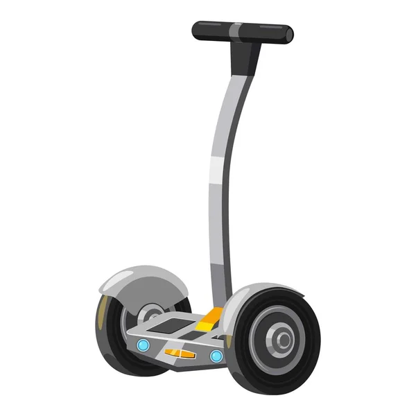 Icono de scooter eléctrico, estilo de dibujos animados — Vector de stock