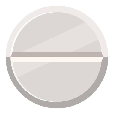 Tıp hap simgesi çizgi film tarzı