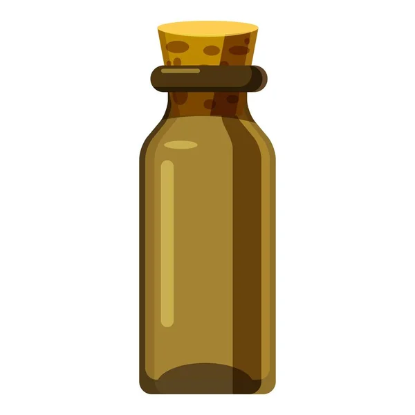 Icono de la botella de farmacia, estilo de dibujos animados — Archivo Imágenes Vectoriales