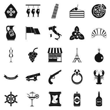 Alkol Icons set, basit tarzı