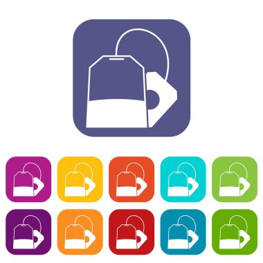 Teabag Icons set