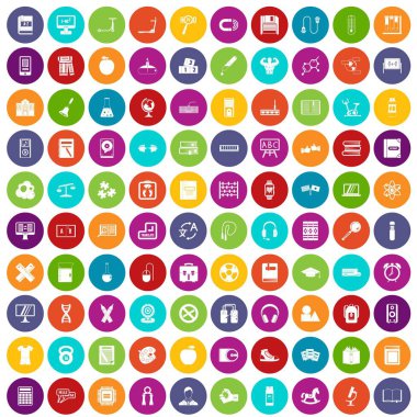 Çocuklar kutsal kişilerin resmi öğrenme 100 renk ayarla