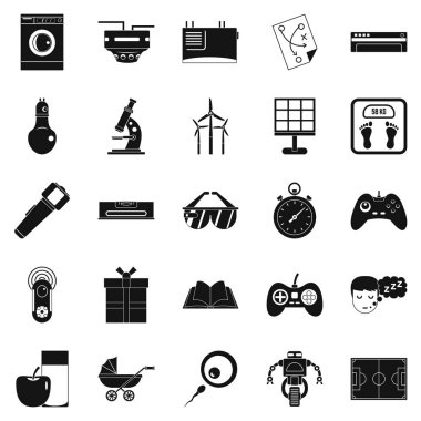 Robot Icons set, basit tarzı