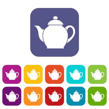 Çaydanlık Icons set