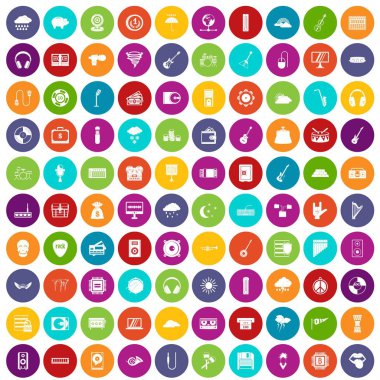 100 Müzik Festivali simgeler renk ayarla