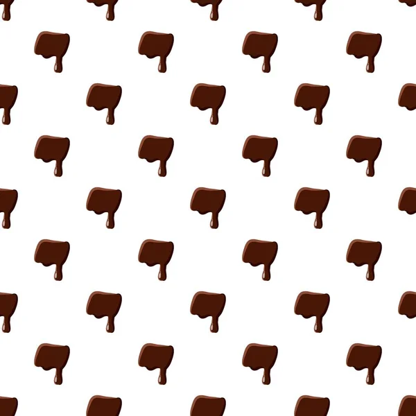 Strich aus lateinischem Alphabet aus Schokolade — Stockvektor