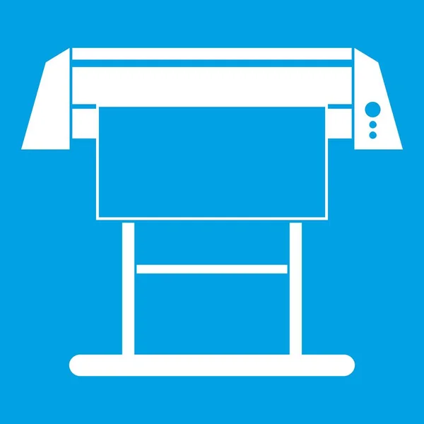 Large format inkjet printer icon white