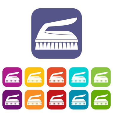 Icons set Temizleme fırçası