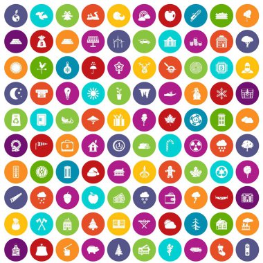 100 oduncu simgeler renk ayarla