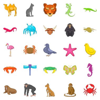 Hunting icons set. Cartoon set of 25 hunting vector icons for web isolated on white background clipart svg vector 