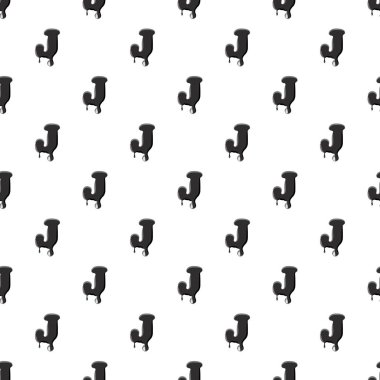 Beyaz arka plan üzerinde izole J harfi