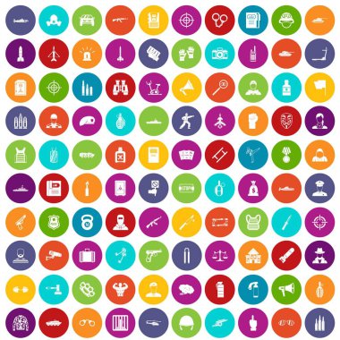 100 memur simgeler renk ayarla