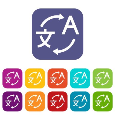 Çeviri Icons set