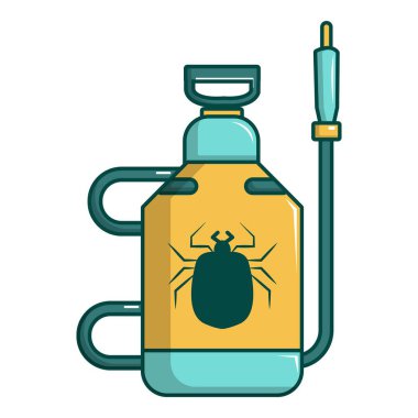 Acarus Montaj cihazları-Pulverizatör simgesi, karikatür tarzı