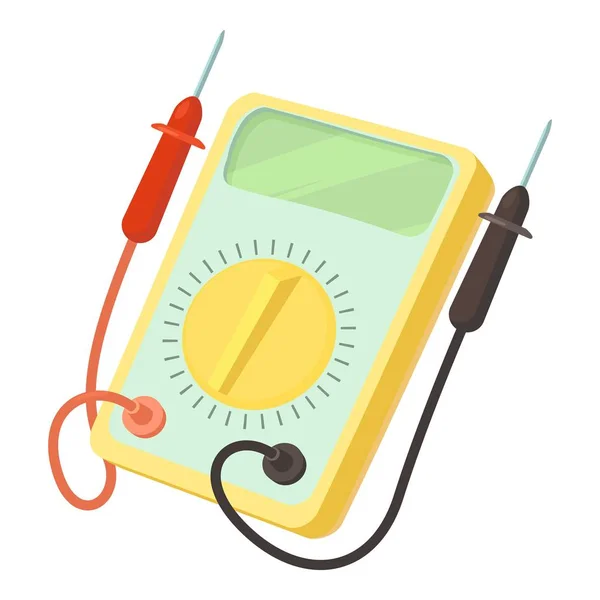 Multimeter pictogram, cartoon stijl — Stockvector