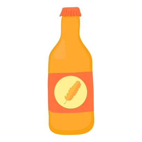 Icono de cerveza, estilo de dibujos animados — Vector de stock