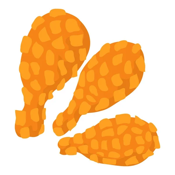 Jambes de poulet icône, style dessin animé — Image vectorielle