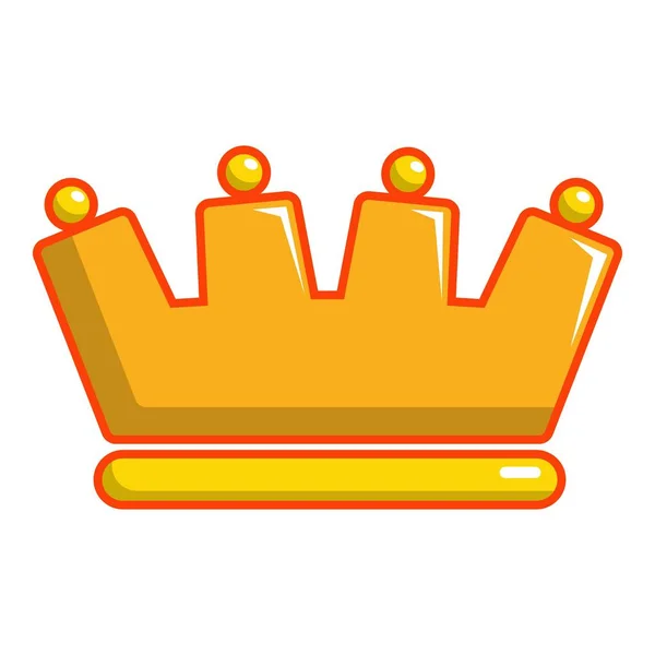 Ícone da coroa barão, estilo dos desenhos animados — Vetor de Stock