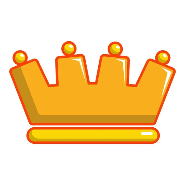 Baron crown icon, cartoon style — Stock Vector