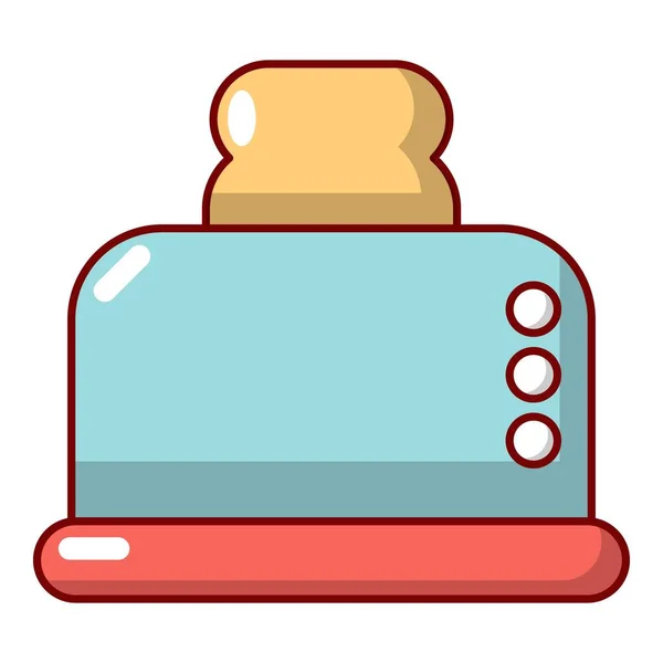 Украсть иконку тостера, в стиле мультфильма — стоковый вектор