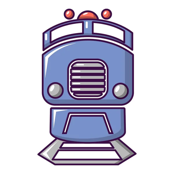 Icono del tren, estilo de dibujos animados — Vector de stock