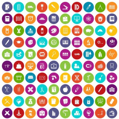 100 pensil simgeler renk ayarla