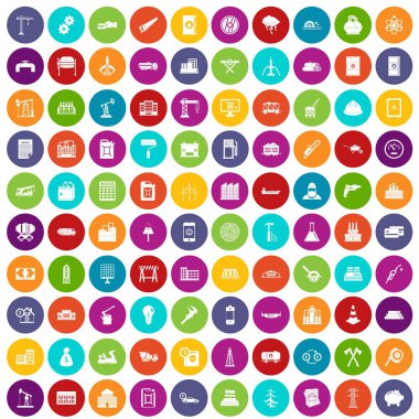 100 bitki simgeler renk ayarla