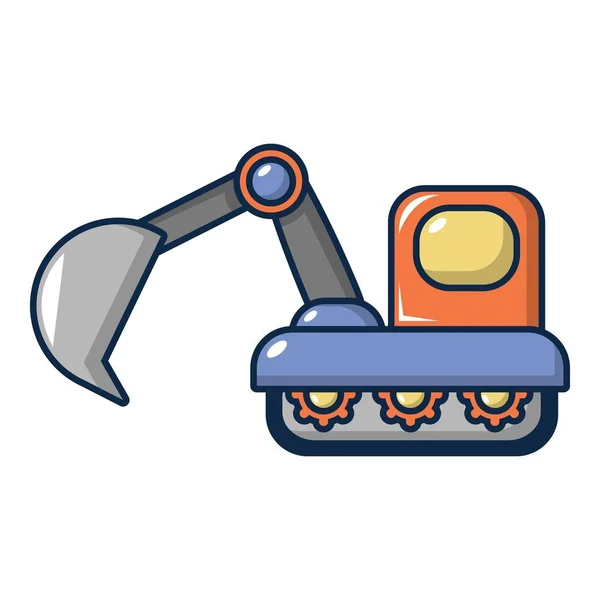 Graafmachine pictogram, cartoon stijl — Stockvector