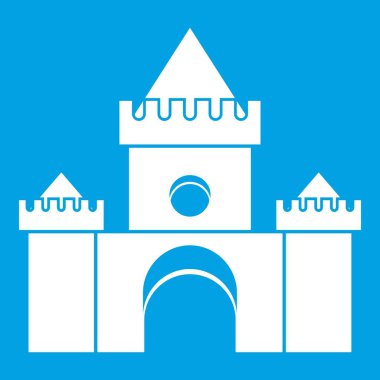 Fairytale kale simgesi beyaz