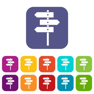Yön işaretleri Icons set