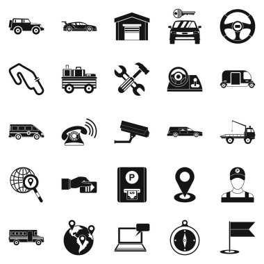 Barrow Icons set, basit tarzı