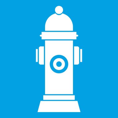 Hidrant simgesi beyaz