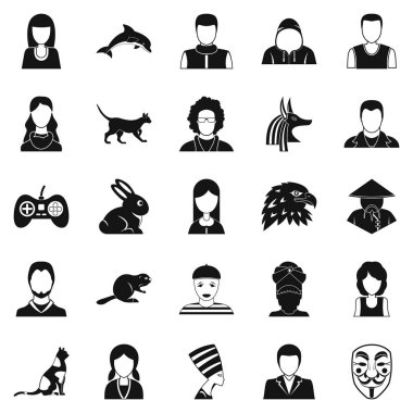 Demolar Icons set, basit tarzı