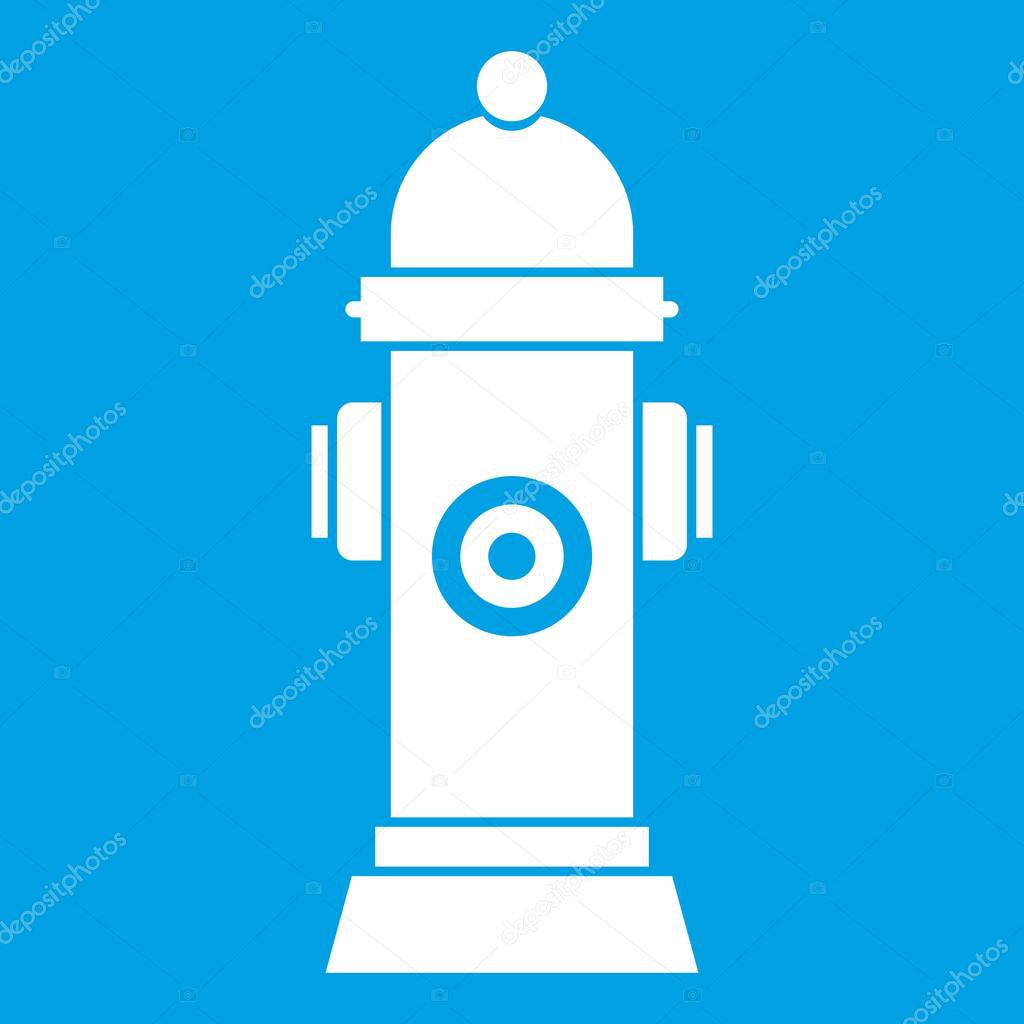 Hydrant icon white