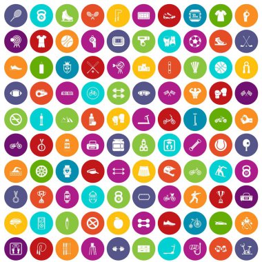 100 spor simgeleri renk ayarla