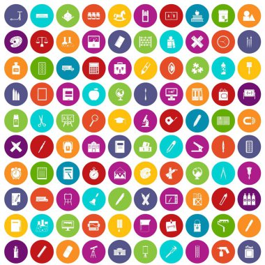 100 ileti örneği simgeler renk ayarla