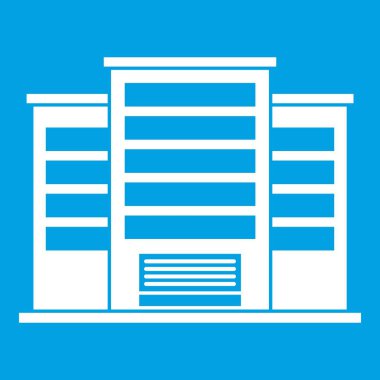 Endüstriyel Bina simgesi beyaz