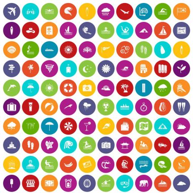 100 sörf simgeler renk ayarla