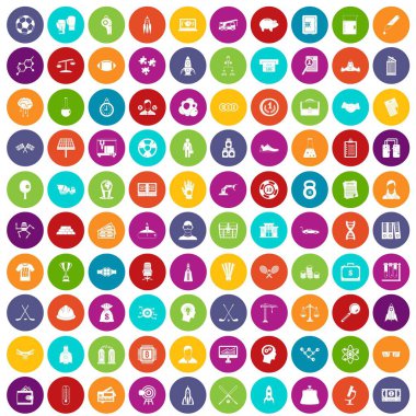 100 başarı simgeler renk ayarla