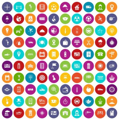 100 taksi simgeler renk ayarla