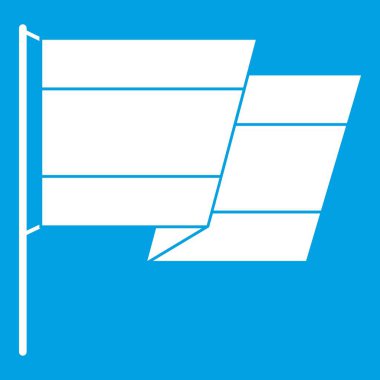 İspanya simgesi beyaz bayrağı