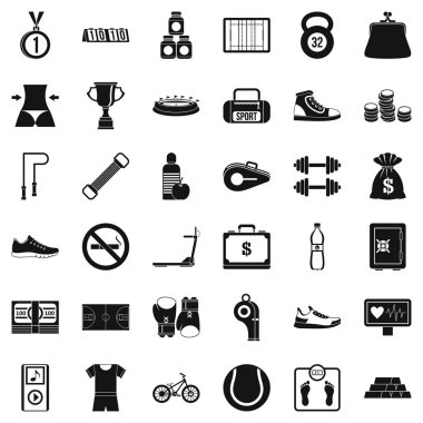 Basketbol alan simgeler kümesi, basit tarzı