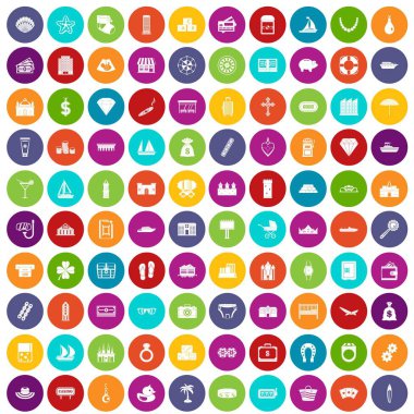 100 servet simgeler renk ayarla