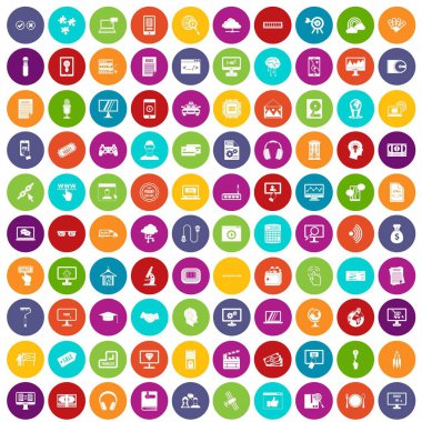 100 web sitesi simgeleri renk ayarla