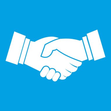 El sıkışma simgesi Beyaz